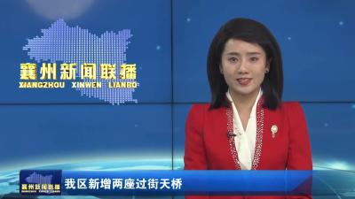 我区新增两座过街天桥
