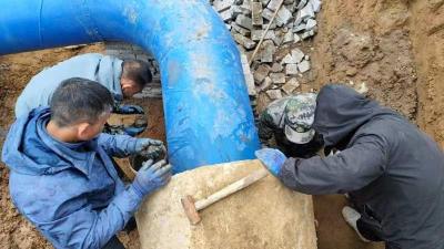 金源供水公司：争分夺秒抢进度 提前恢复供水