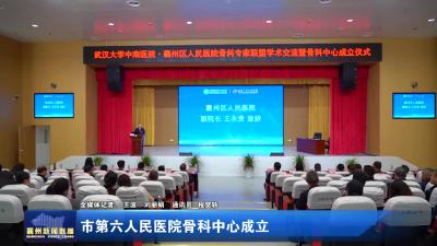 市第六人民医院骨科中心成立