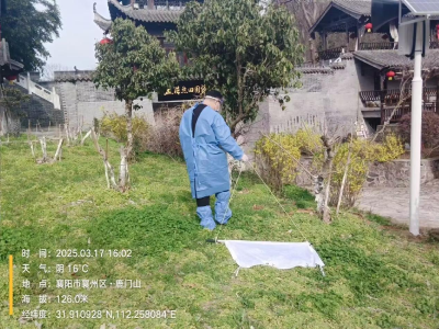 开展鼠类、蜱虫密度监测，筑牢生态健康防线
