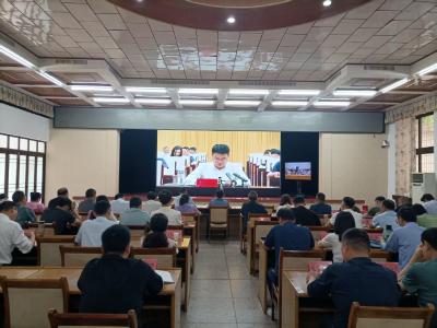 我区收听收看全市安全生产重点工作部署会暨“五一”期间安全生产工作视频会