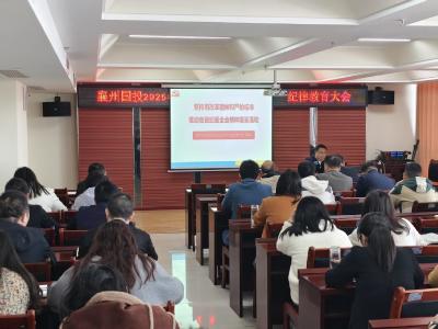 襄州国投召开党纪学习教育大会