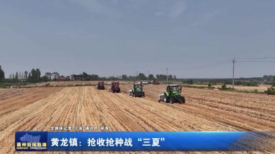 黄龙镇：抢收抢种战三夏