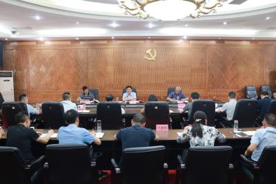 刘明锋主持召开书记专题会议 听取五届区委第八轮巡察情况