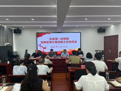 区委第一巡察组巡察区审计局党组工作动员会召开