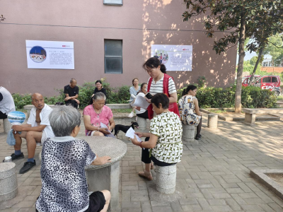 朱庄社区开展《中华人民共和国反有组织犯罪法》宣传活动
