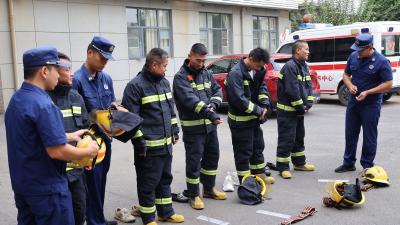 金华街道开展应急服务驿站消防培训