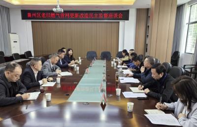 区政协开展老旧燃气管网更新改造民主监督活动