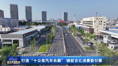 打造“十公里汽车长廊” 铸就百亿消费新引擎