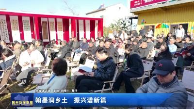 翰墨润乡土  振兴谱新篇