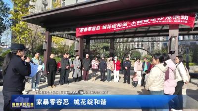 家暴零容忍 绒花绽和谐