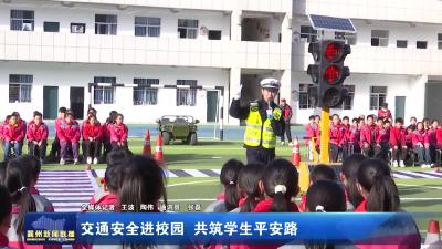 交通安全进校园 共筑学生平安路