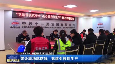 警企联动筑防线党建引领保生产