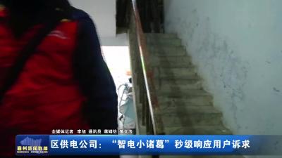 区供电公司：“智电小诸葛”秒级响应用户诉求