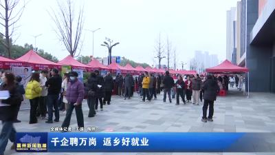 千企聘万岗 返乡好就业