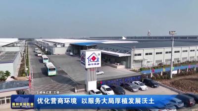 优化营商环境以服务大局厚植发展沃土