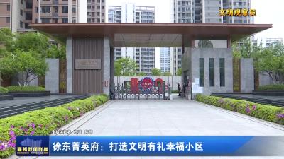 徐东菁英府:打造文明有礼幸福小区