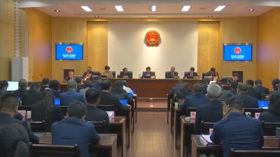 区六届人大常委会第三十三次会议召开