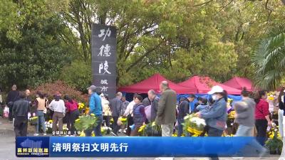 清明祭扫文明先行