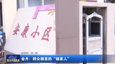 金丹:群众眼里的“娘家人”