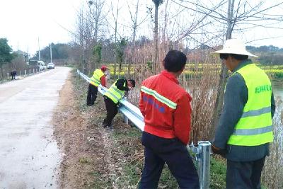 安防工程为区农村公路撑起一片晴天