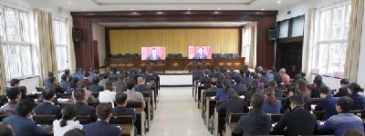 黄州区“四大家”领导集中收看十九大开幕盛况