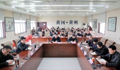 黄州区收听收看全市“四大行动”电视电话会议