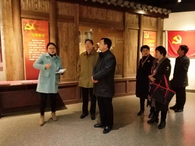 省委组织部调研组到黄州区调研现场教学基地建设