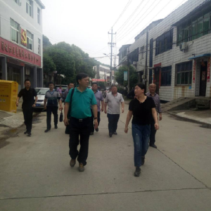 省市国土资源局调研组到望月堤社区调研地质灾害防治工作