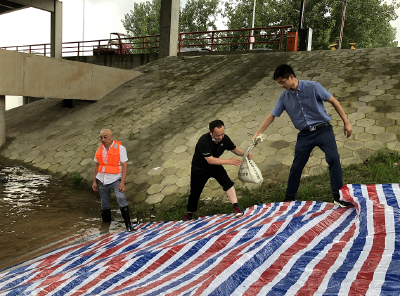 防汛一线⑫ | 东湖街道：干群一心整治浪坎险情