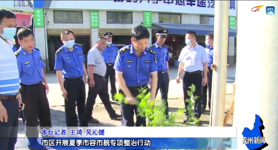 推进生态文明，建设绿色城市！市区开展夏季市容市貌专项整治行动