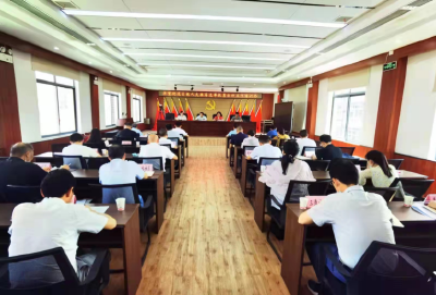 赤壁街道召开区级人大换届选举工作推进会