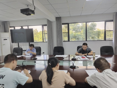 黄州区招商中心部署党风廉政建设宣教月工作