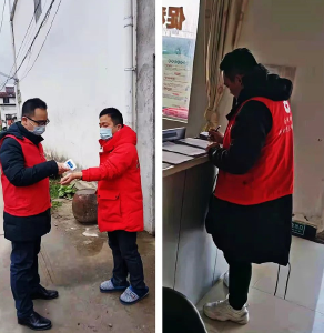 黄州区中西医结合医院：党员干部下沉社区 携手助力疫情防控