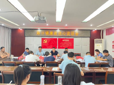路口镇：组织廉政谈话，打好“政治疫苗”