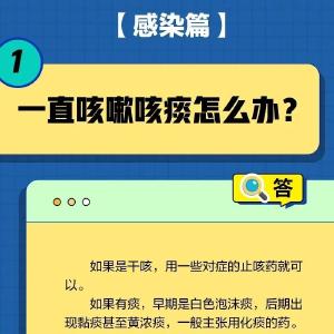 一直咳嗽怎么办？被子会传播病毒吗？居家康复20问20答