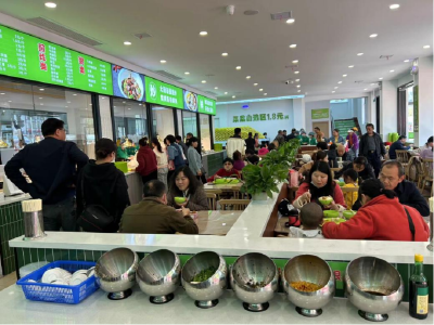  黄州区德尔福社区食堂宝塔路店正式开业