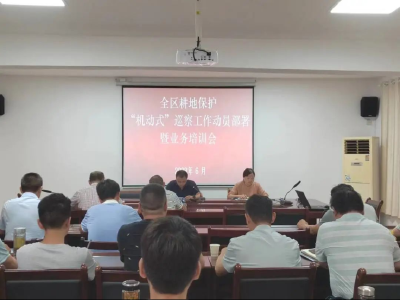 黄州区召开耕地保护机动式巡察工作动员部署暨业务培训会