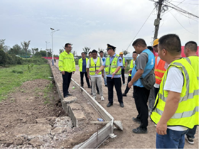 黄州区农路中心扎实开展建设工程质量月活动