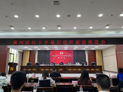 黄州区红十字会召开基层组织建设工作推进会