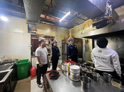 黄州区开展节后“学生街”餐饮场所燃气安全联合执法检查行动