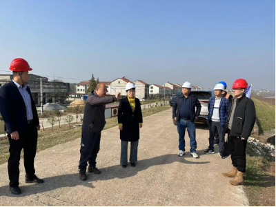 黄州区水利和湖泊局开展水利工程建设质量安全大检查