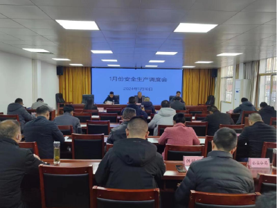 黄州区召开1月份安全生产调度会