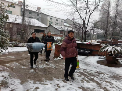 市应急管理局调研组到黄州区开展应对低温雨雪天气调研工作