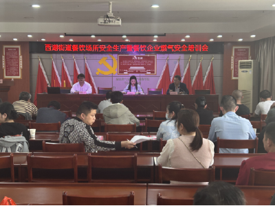 黄州区召开餐饮企业安全生产暨燃气 安全培训会