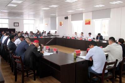 全区一季度招商引资工作乡镇汇报会召开