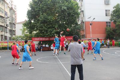 三汊镇举办篮球友谊赛