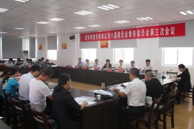 区六届政协常委会第三次会议召开