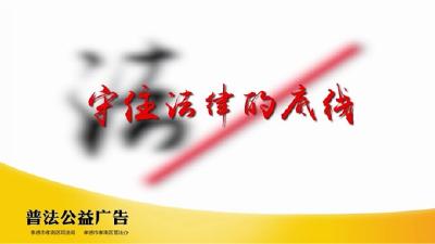孝南区司法局公益广告获省第三届法治动漫微电影大赛二等奖