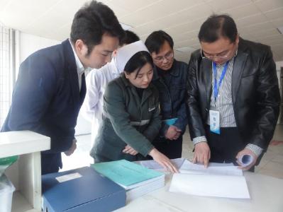 省脑卒中防治中心专家组到孝感市第一人民医院现场评估审查